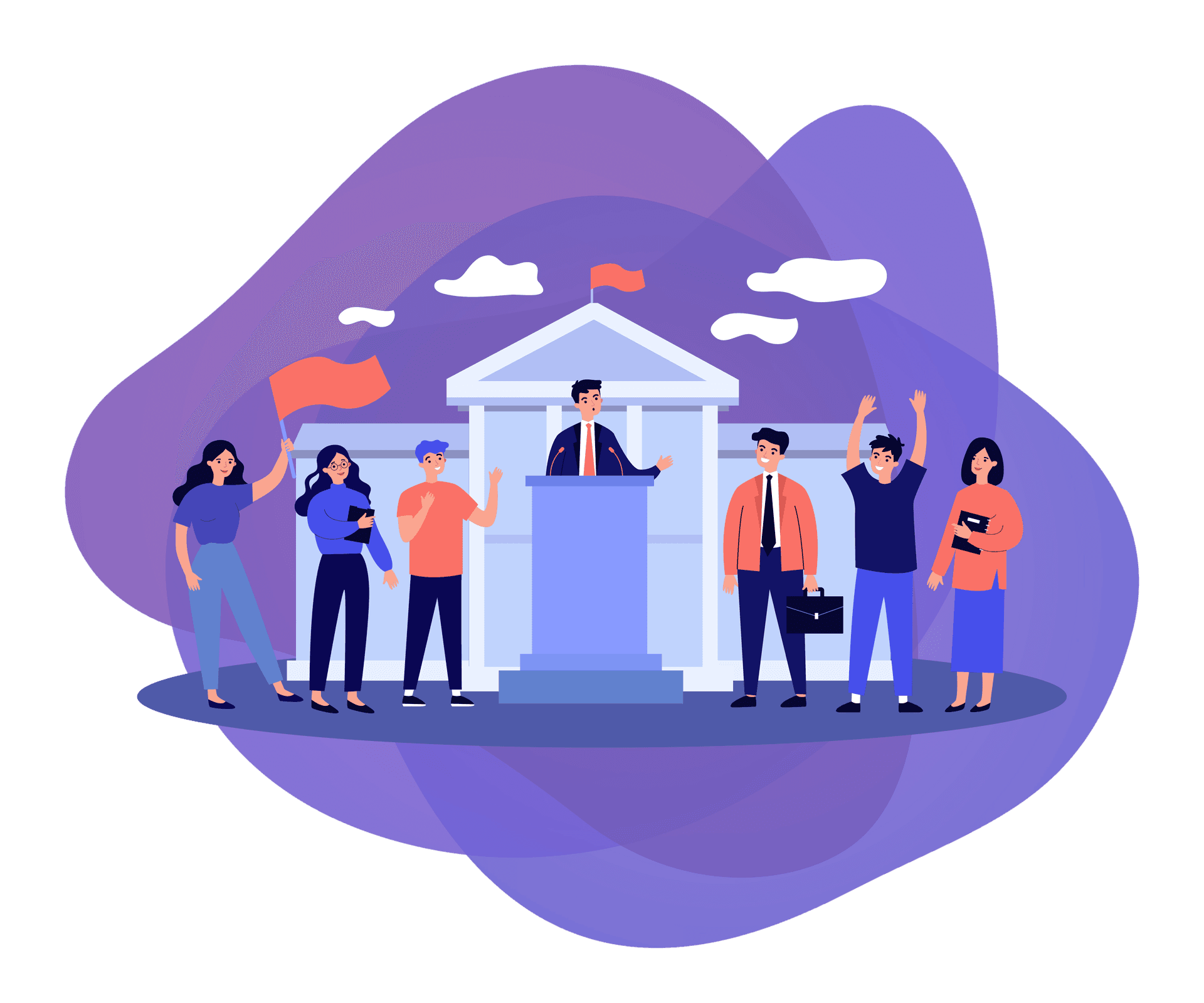 A group of students collaborating on a coding project.