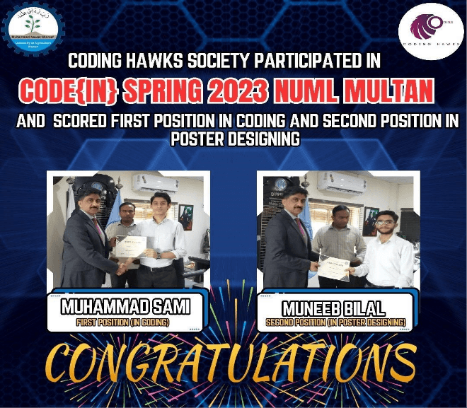 1st Position - Code{In} Spring 2023 (C++ Category)